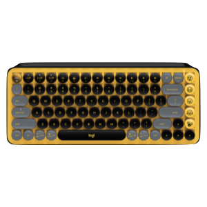 מקלדת אלחוטית Logitech POP Keys - צבע צהוב /שחור